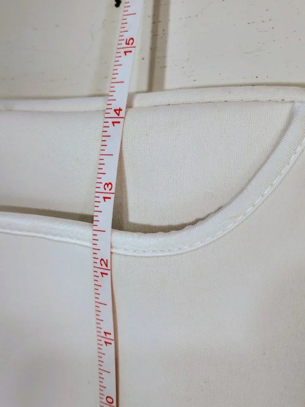 White Neoprene Padded Laptop Sleeve Case, Handles, EUC